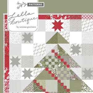 Yule Pattern Yule Tree Christmas Quilt Pattern by Lella Boutique - Fat Quarter and ...
