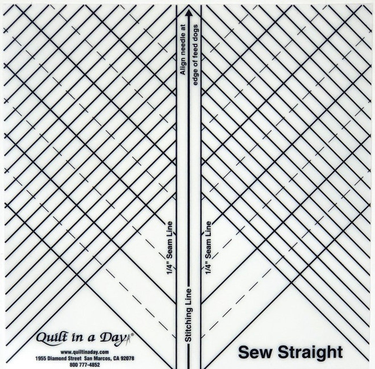 Quilt in A Day Sew Straight Ruler All Quilt in a Day Etsy