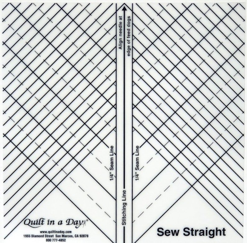 Quilt in A Day Sew Straight Ruler All Quilt in a Day Etsy
