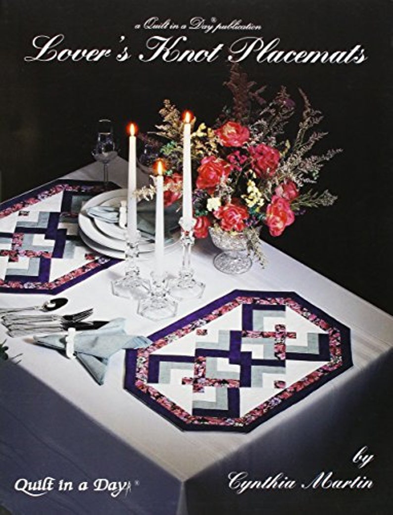 Clearance Lover's Knot Placemats Patterns Quilt in a Etsy