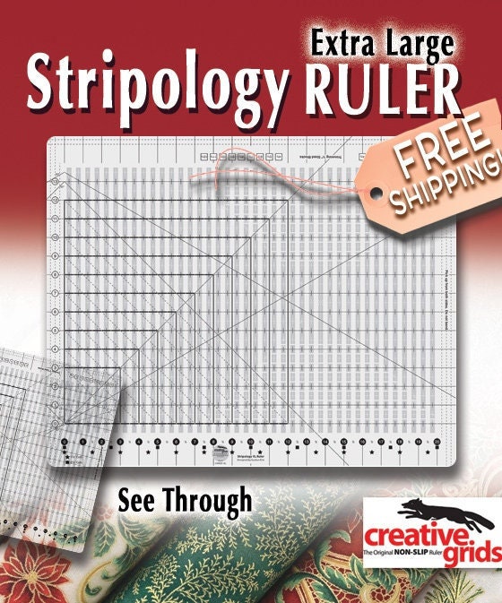 Creative Grids Stripology Mini Quilt Ruler - CGRGE3