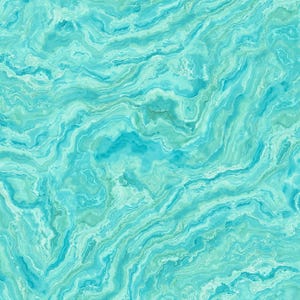 Wave Texture - Dark Turquoise - Tranquil Waters by Deborah Edwards for Northcott, cotton fabric sold by the quarter yard, choose your cut