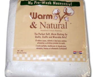 Warm & Natural Quilt Batting - Twin Size