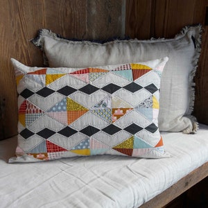 Clopin Cushion (Acrylic Template Only) by Jen Kingwell Designs, Modern Pillow Pattern, Geometrical Home Decor