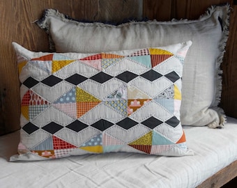 Clopin Cushion (Acrylic Template Only) by Jen Kingwell Designs, Modern Pillow Pattern, Geometrical Home Decor