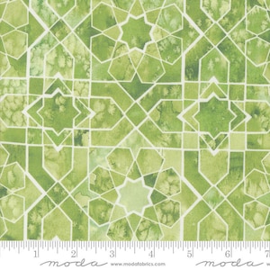 Sunshine & Blue Skies by Create Joy for Moda Fabrics - Mosaic Sky - Grass, sold by the quarter yard, choose your cut