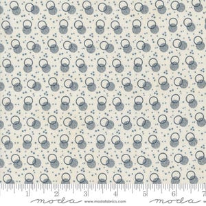 Snowball Shadow - Snow - Snowman Gatherings IV by Primitive Gatherings for Moda Fabrics, fabric sold by the quarter yard, choose your cut