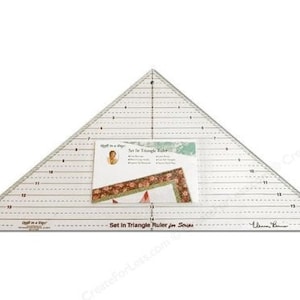 Set In Triangle Ruler by Eleanor Burns for Quilt In A Day