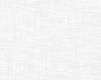 White - Quilter&#39;s Linen by Studio RK for Robert Kaufman, sold by the quarter yard, choose your cut