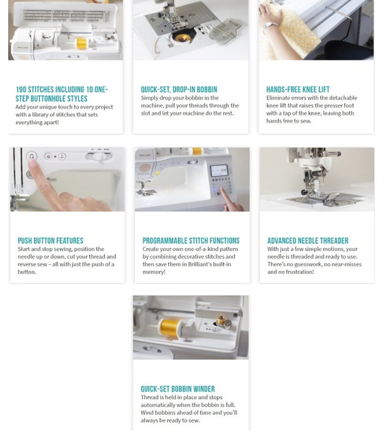 Baby Lock Brilliant Sewing Machine Etsy