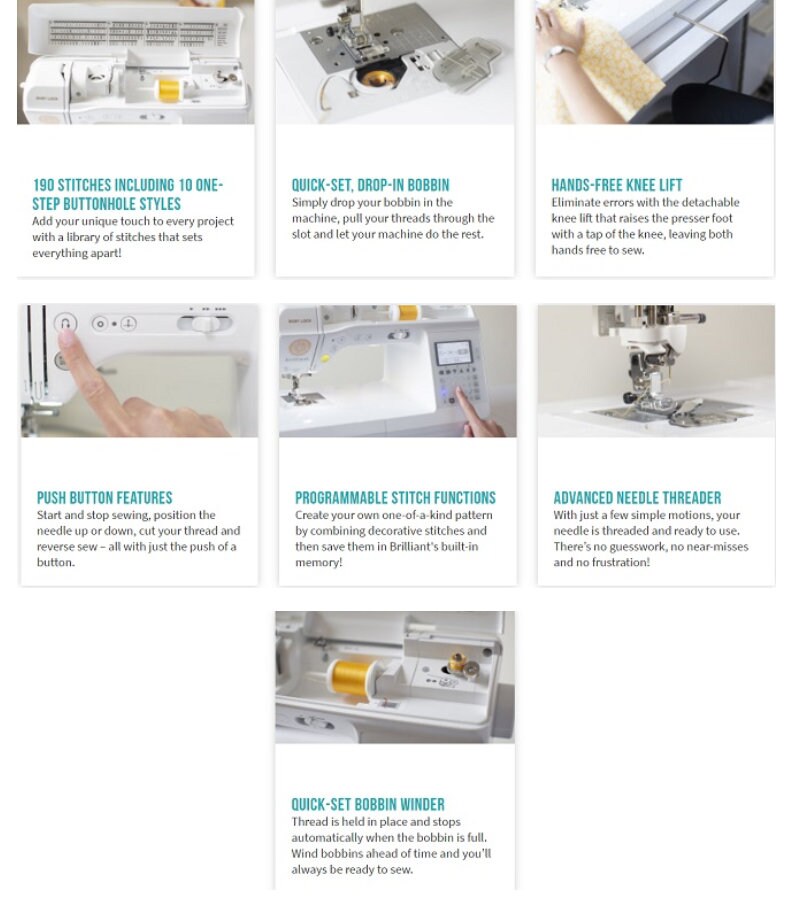 Baby Lock Brilliant Sewing Machine Etsy