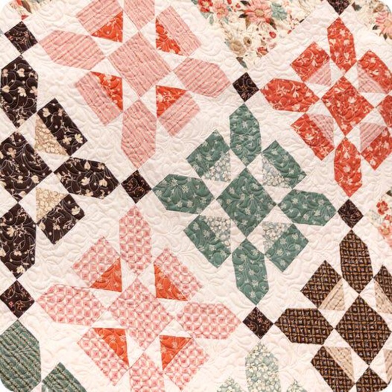 Morning Latte Let's Get Fancy Quilt Kit by Sandy Gervais for Riley ...
