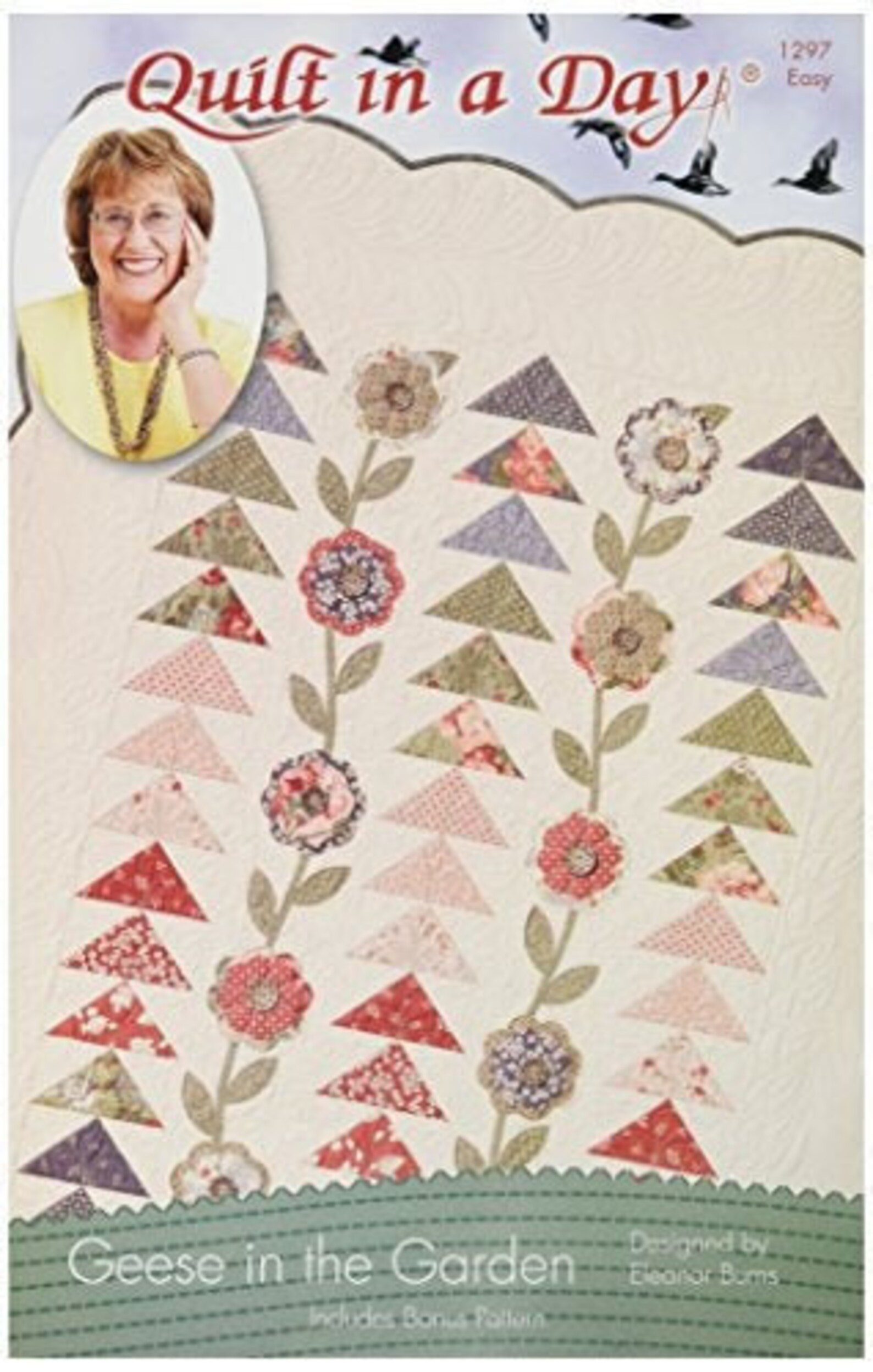 Quilt in a Day Eleanor Burns Pattern Geese in the Garden Etsy