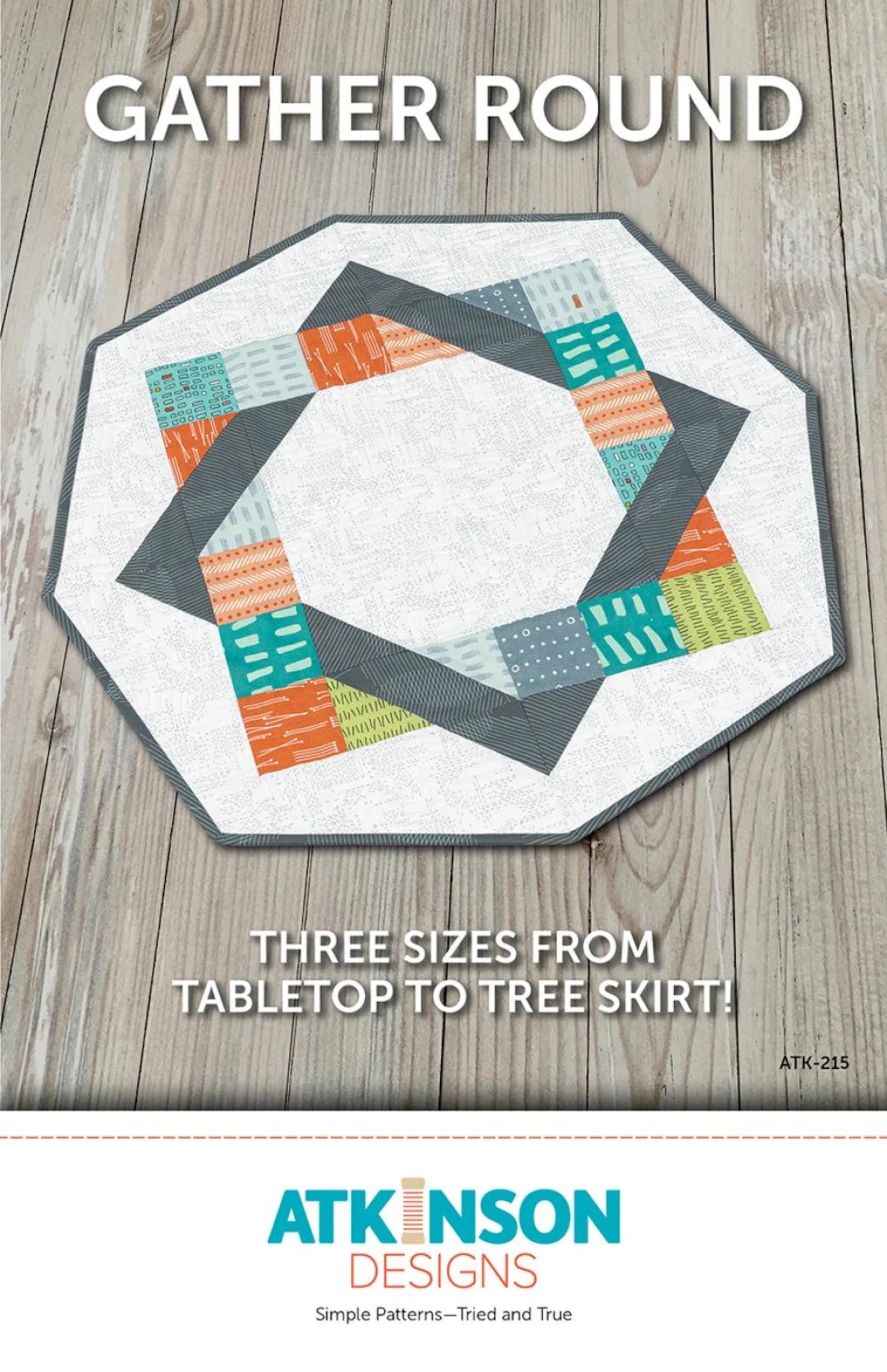 Gather Round Table Runner/topper Pattern by Atkinson Designs - Comes in ...