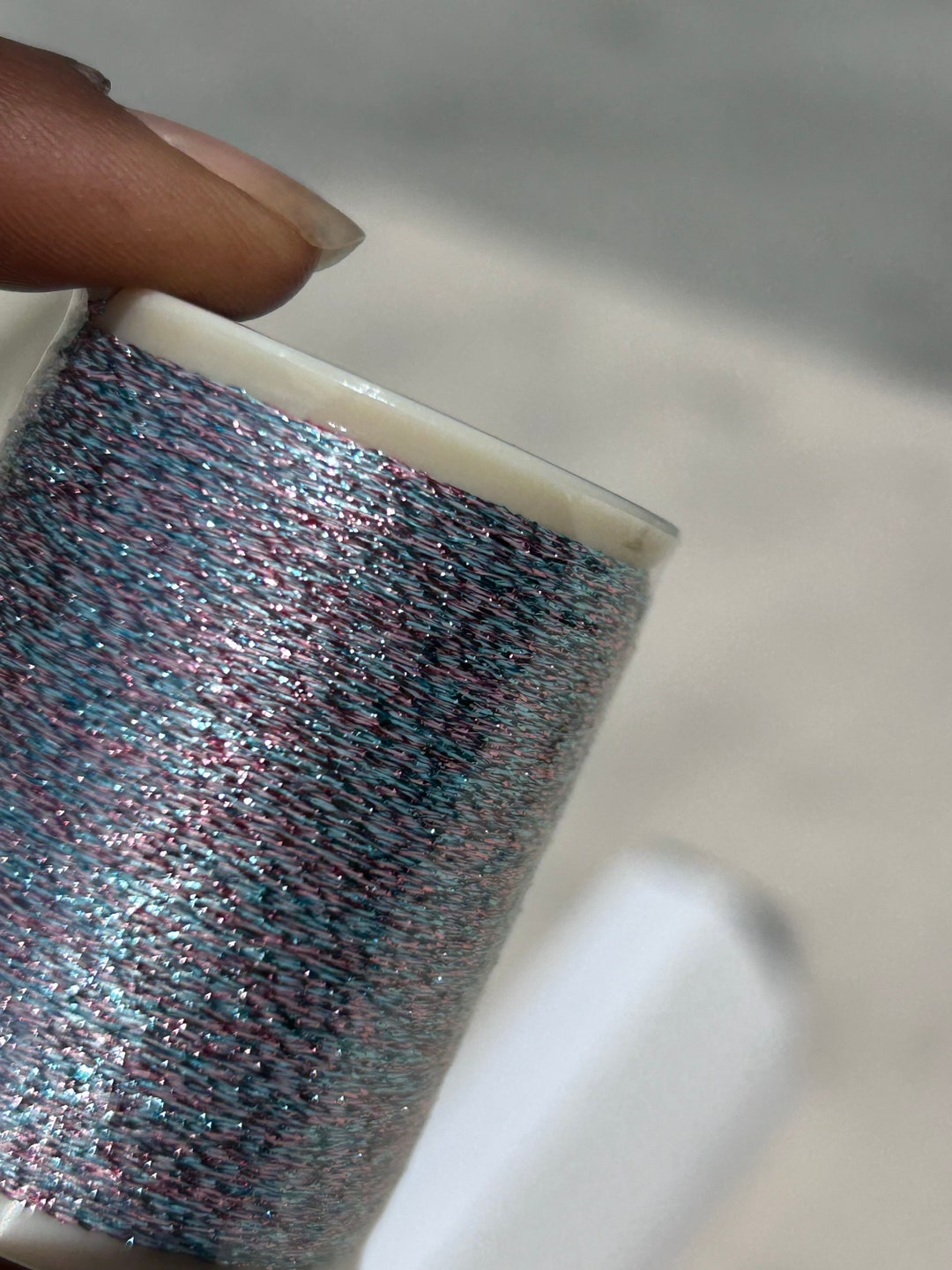 Razzle Dazzle Polyester Metallic Thread 8wt 110yds Frosty Morning Etsy