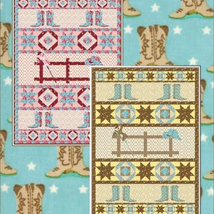 Cowpokes Quilt Pattern by Coach House Designs
