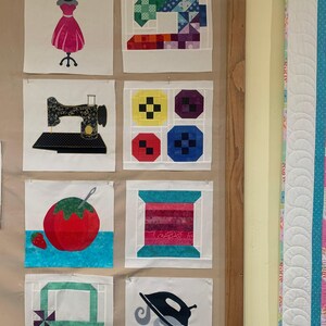 Sew Cute Patchwork Sewing Machine Digital Download Pattern for Sew Many ...