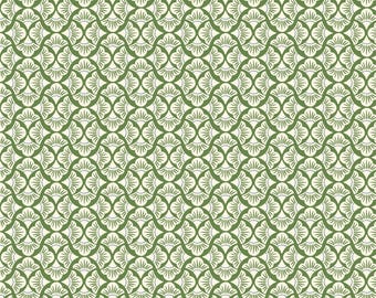 Petal Reverie - Green - Summer Garden from Cloud 9 Fabrics, sold by the quarter yard