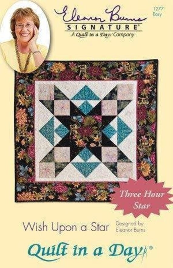 Wish Upon A Star Quilt Pattern by Quilt in a Day Instant Etsy