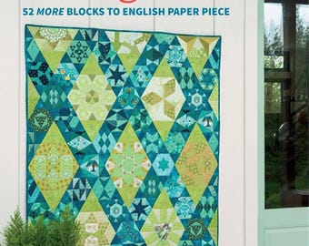 The New Hexagon 2 Book by Katja Marek - 52 MORE blocks to English paper piece