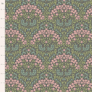 Tilda - Sanctuary - Larissa - Greygreen, sold by the quarter yard, choose your cut