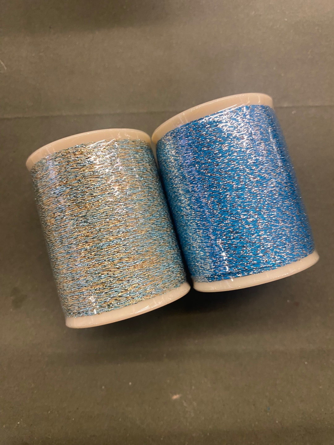 Metallic Thread by Razzle Dazzle is 8wt 110yds and Comes in Sew Many