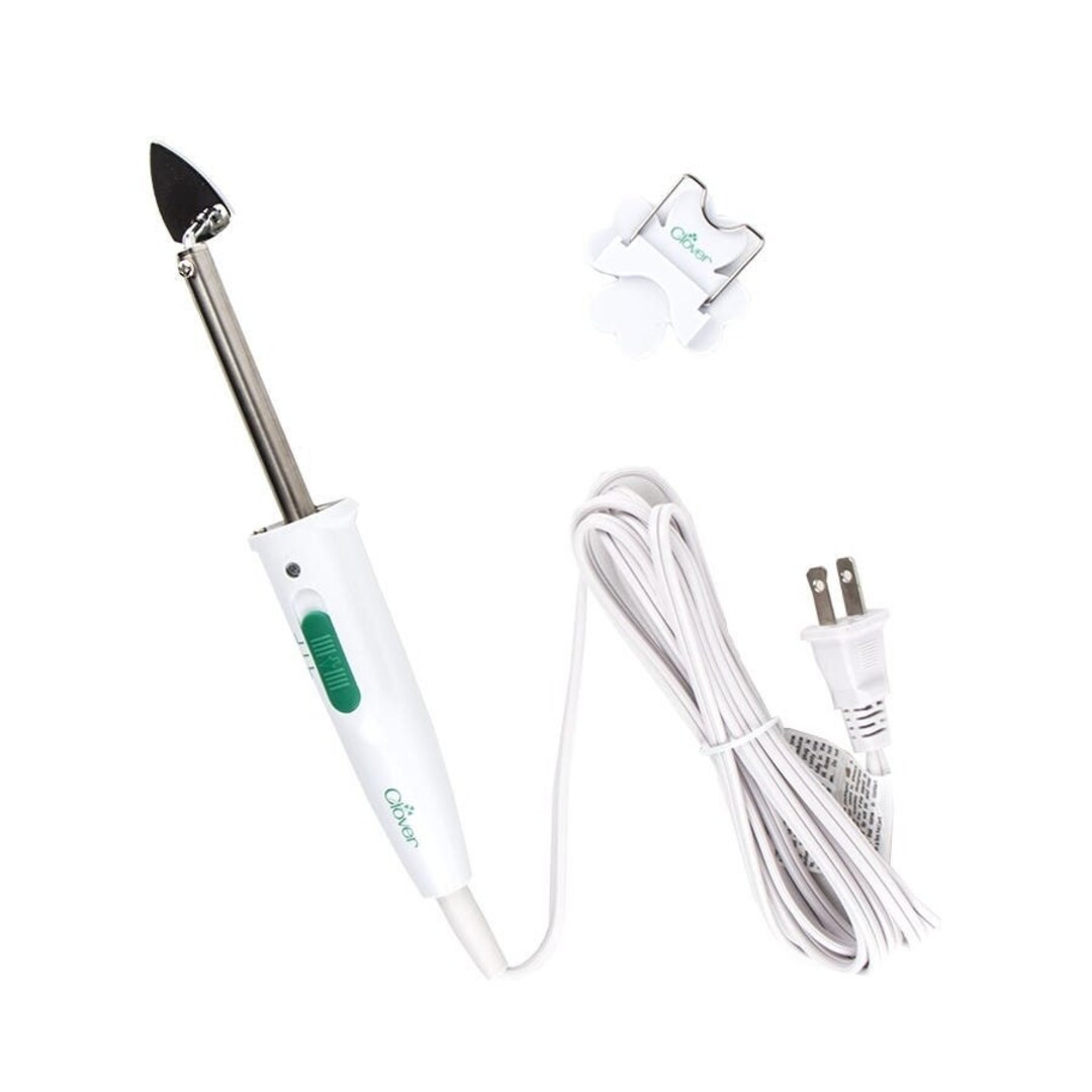 Clover Mini Iron is Perfect for Pressing Quick Bias in Stained Glass