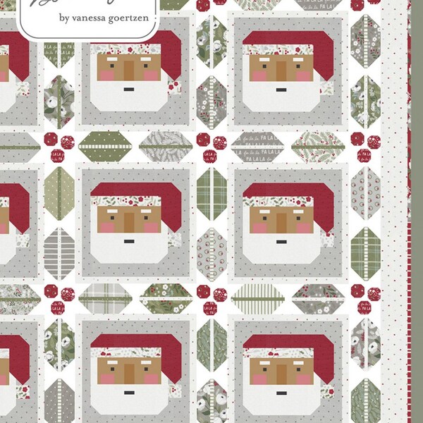 St. Nick Quilt Pattern is duch a cute holiday and Christmas pattern!