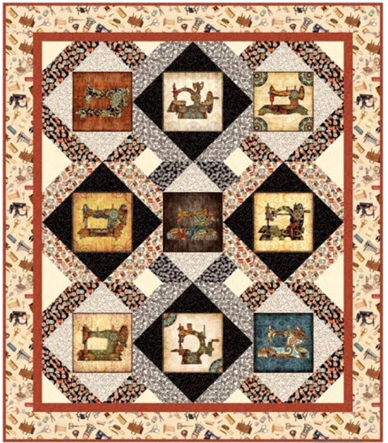 Bobbins Quilt Kit Quilting Treasures Fabric Kit Precut Kits Etsy