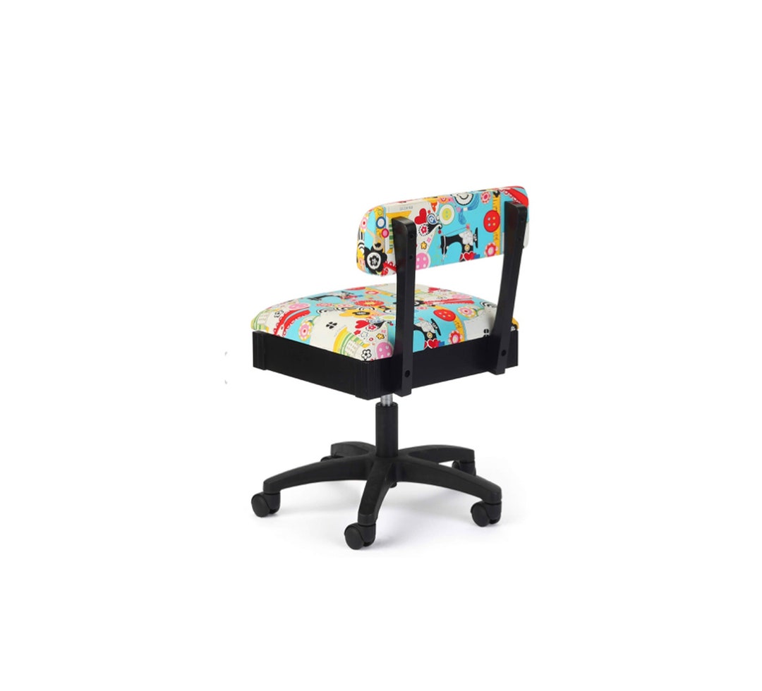 Sew Wow Sew Now Hydraulic Sewing Chair, Arrows Hydraulic Chairs Feature