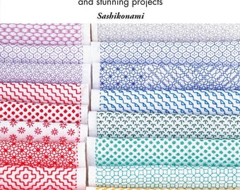 Colourful Sashiko Book by Sashikonami - 47 vibrant designs, basic techniques, and stunning projects