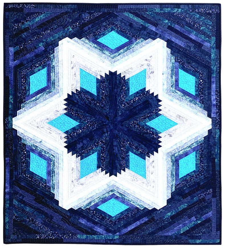 Diamond Log Cabin Quilt Kit by Quilt in a Day Eleanor Burns Etsy