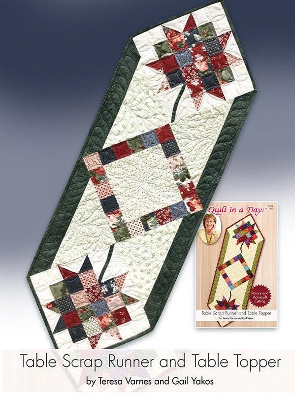 Runner Scrap Table Scrap Runner and Table Topper - Eleanor Burns Signature Quilt ...
