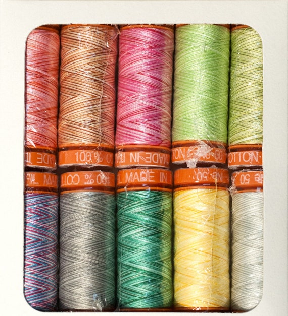 Tula Pink's Premium Thread Collection (10 Spools) Aurifil 100% Cotton Thread 50wt
