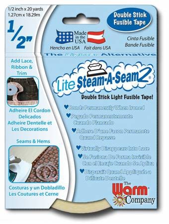 Bulk Buy: Warm Company (3-Pack) Lite Steam A Seam 2 Double Stick Fusible  Web 9in. x 12in. Sheets 5/Pkg 5417