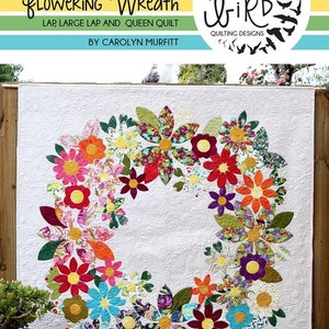 Flowering Wreath Acrylic Template Set and Pattern are Sold Separately, A Super Cute and Fun Floral Spring and Year Round Sewing Project