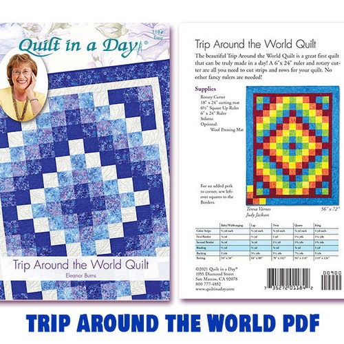 eleanor burns trip around the world quilt tutorial