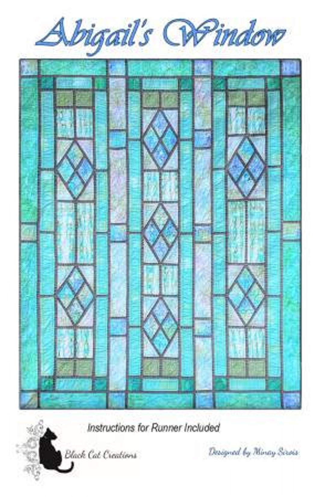 Super Cute and Modern Stained Glass Window Inspired Quilt is Sew Cute