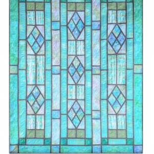 Super Cute and Modern Stained Glass Window Inspired Quilt is Sew Cute, Make it in Your Fav Color Story, Intermediate All Piecing Quilt