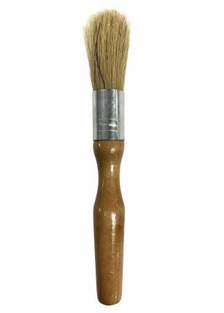 Pastry Tek Natural Wood Pastry / Basting Brush 4-Piece Set - with