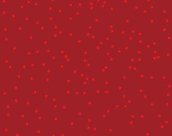 Crimson - On the Dot collection for Riley Blake Designs, sold by the quarter yard