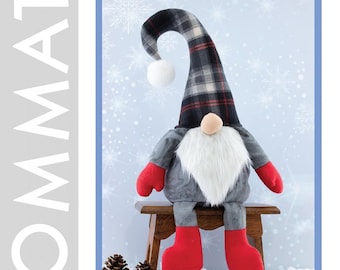 Jerome the Gnome Pattern by Donna Babylon, Build Your Own Gnome, Fun Holiday Project, Christmas Crafts, Christmas Patterns