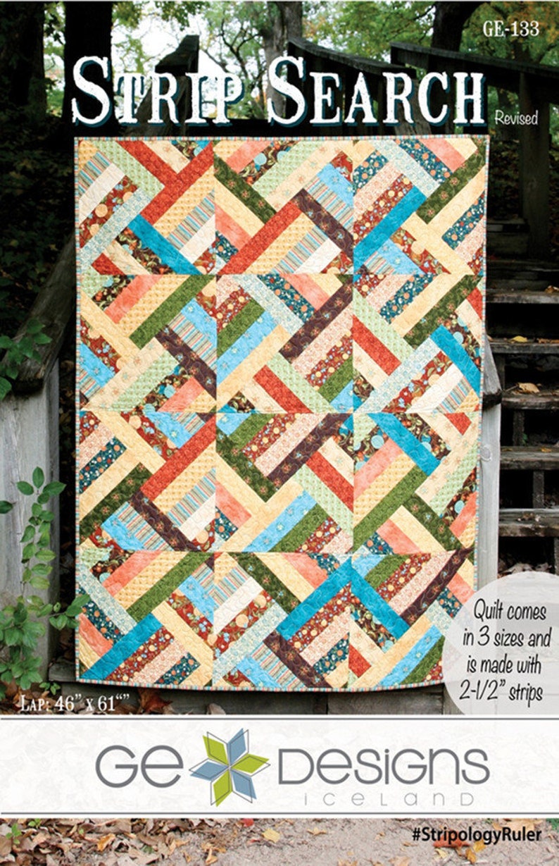 Strip Stacks Quilt Pattern by GE Designs Item 8400SS Etsy