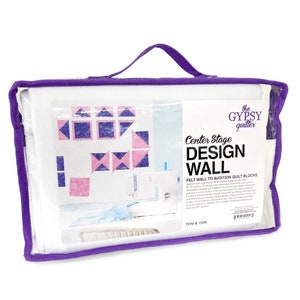Gypsy Quilter Center Stage White Design Wall 72" x 72" is Great for Arranging and Rearranging Your Quilt Blocks,  Easy Set Up