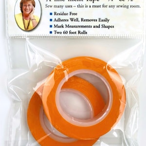 A&#39;line&#39;ment Tape Pack - 1/4 inch & 1/2 inch by Quilt in a Day - Pack of two 60 ft rolls