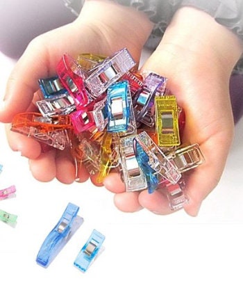 REHTRAD Pack of 50Pcs Sewing Clips Multicolor for