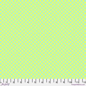 Untamed by Tula Pink for Free Spirit Fabrics - Check Please - Moonbeam, sold by the quarter yard, choose your cut