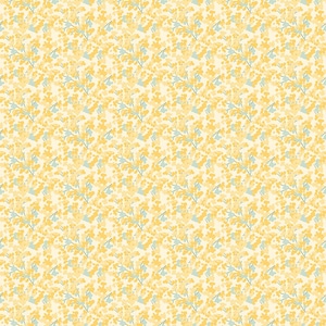 Blossoms - Yellow - New Beginnings by Sandy Gervais for Riley Blake, cotton fabric sold by the quarter yard, choose your cut