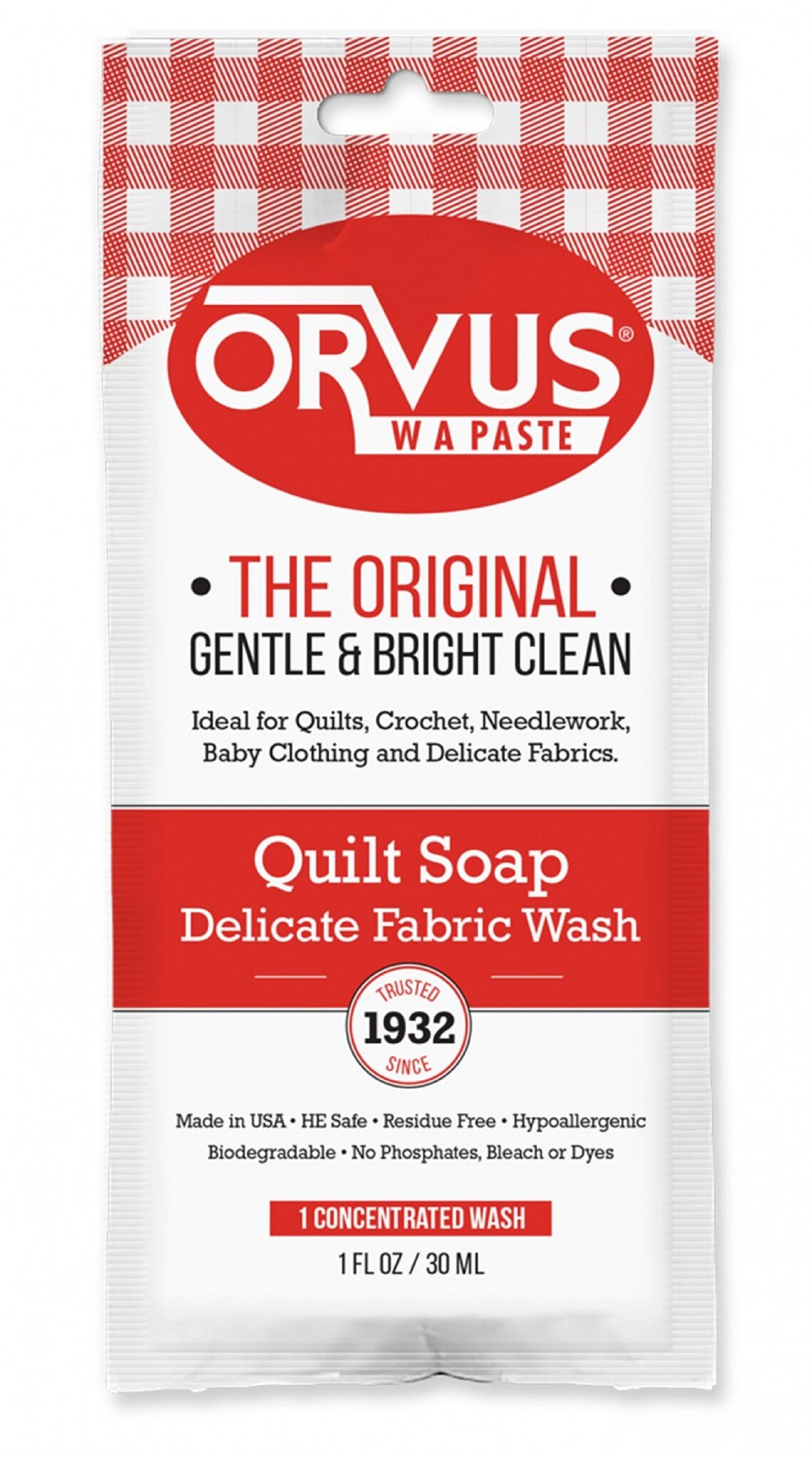 Orvus W.A. Paste Quilt Soap 1 Oz Quilt Soap Etsy
