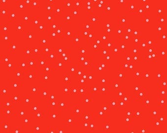 Ruby - On the Dot collection for Riley Blake Designs, sold by the quarter yard
